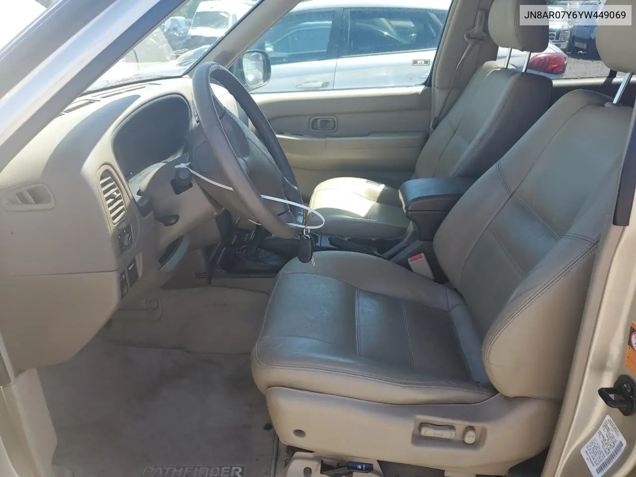 2000 Nissan Pathfinder Le VIN: JN8AR07Y6YW449069 Lot: 63766975