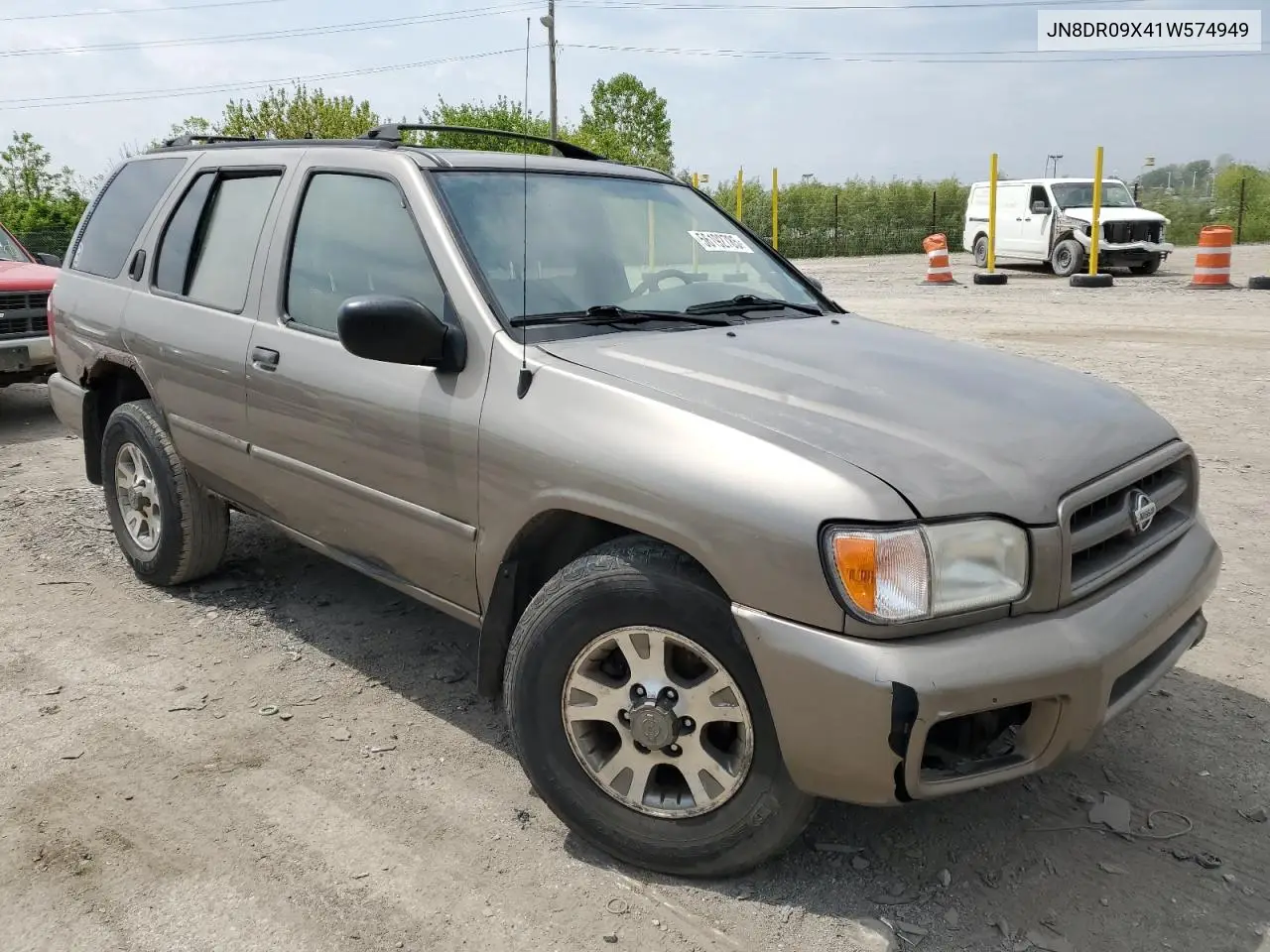 2001 Nissan Pathfinder Le VIN: JN8DR09X41W574949 Lot: 56192785