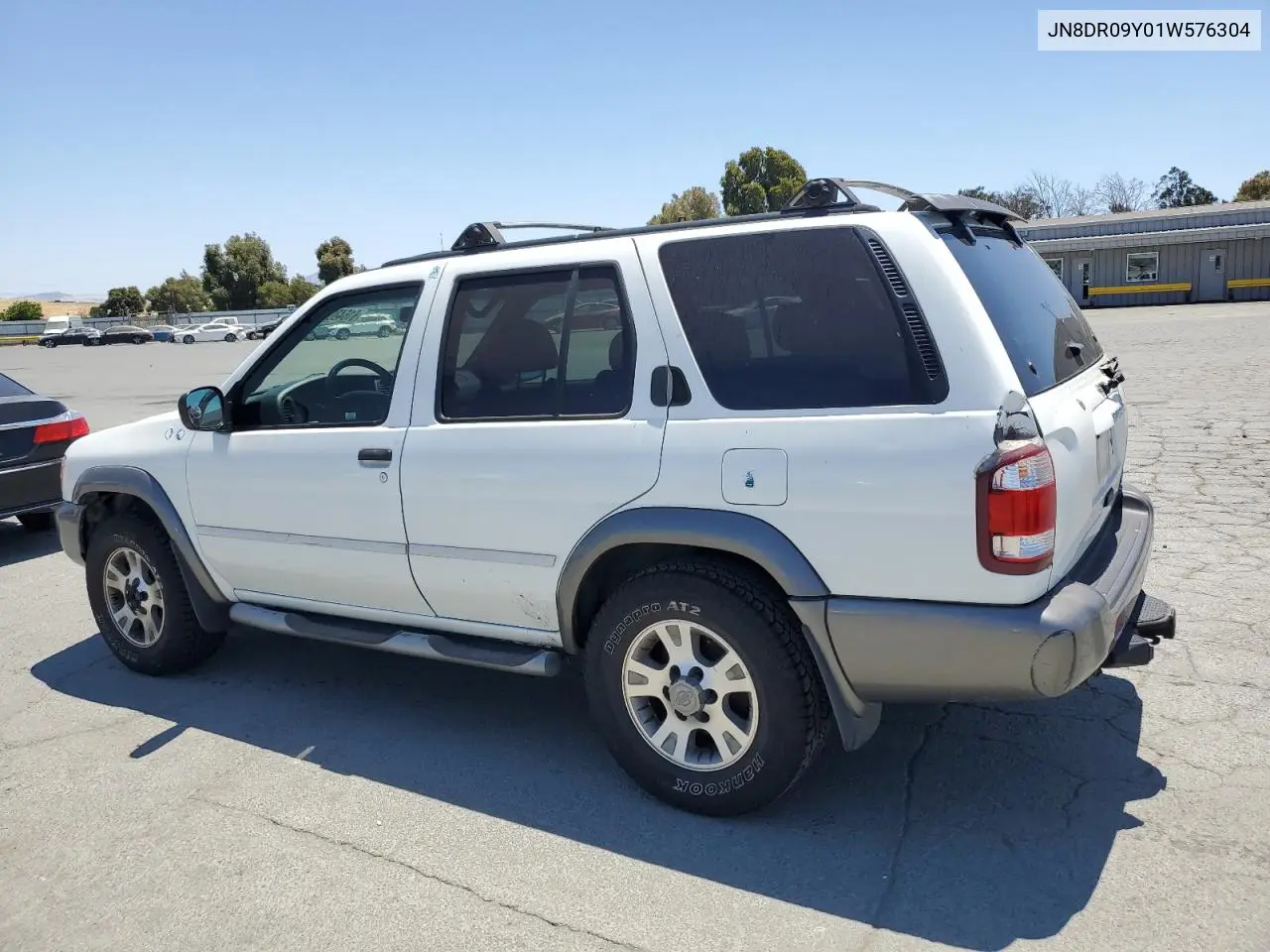 2001 Nissan Pathfinder Le VIN: JN8DR09Y01W576304 Lot: 61648025