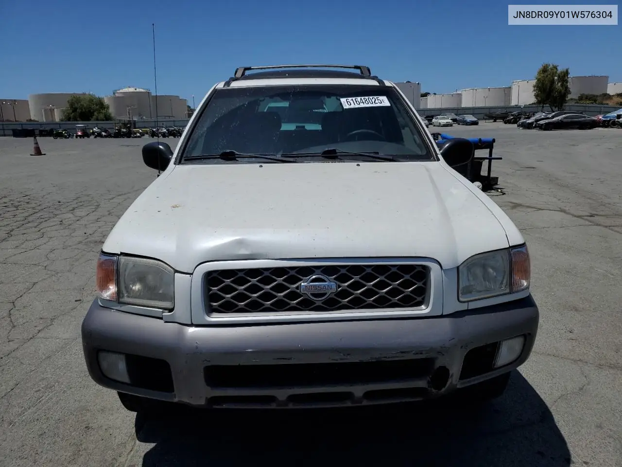 2001 Nissan Pathfinder Le VIN: JN8DR09Y01W576304 Lot: 61648025