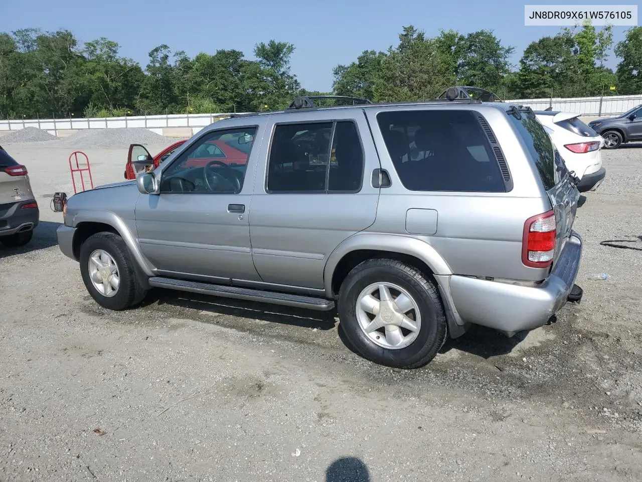 2001 Nissan Pathfinder Le VIN: JN8DR09X61W576105 Lot: 62145875