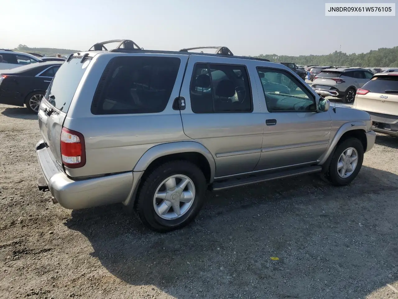 2001 Nissan Pathfinder Le VIN: JN8DR09X61W576105 Lot: 62145875
