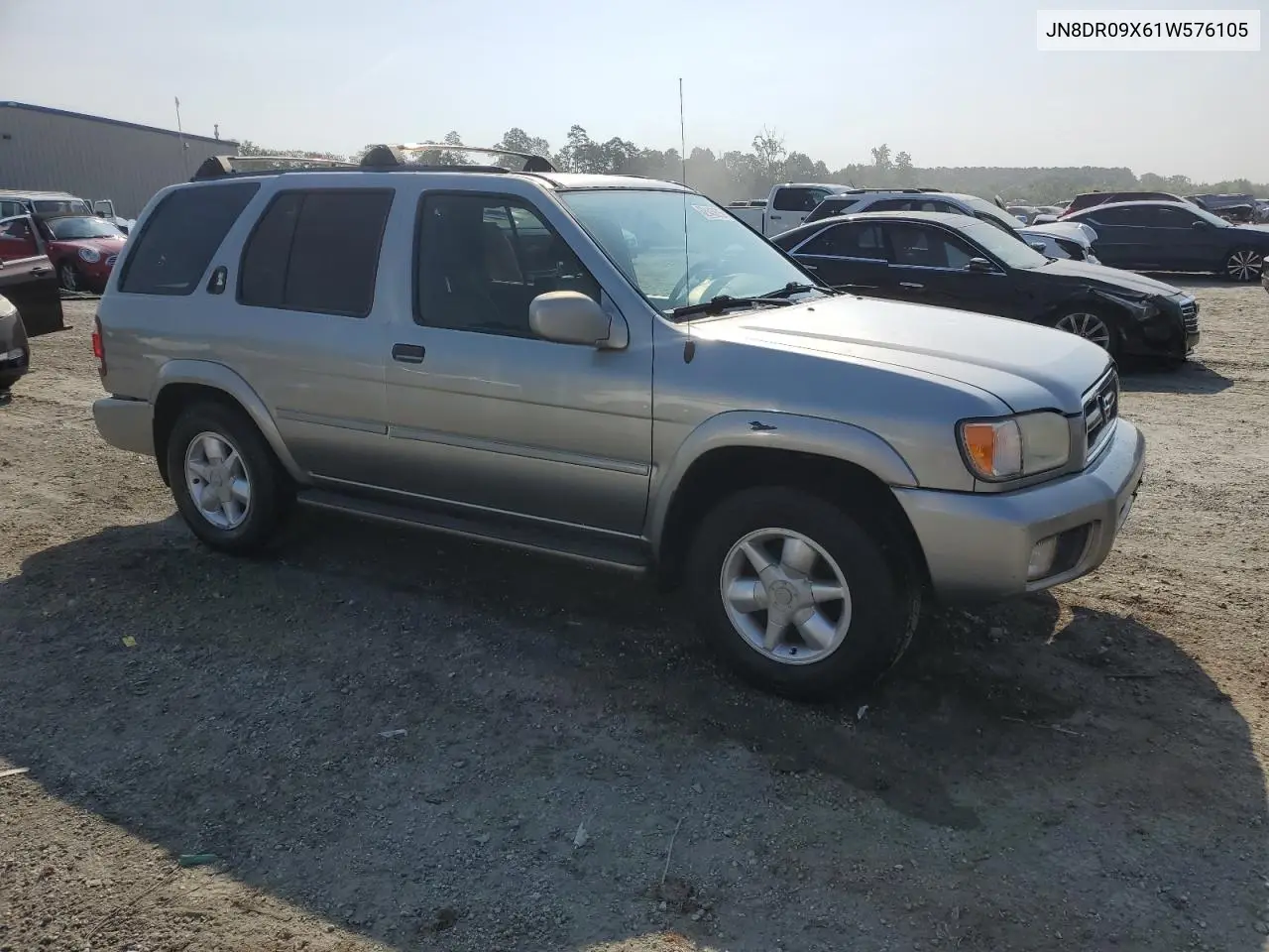 2001 Nissan Pathfinder Le VIN: JN8DR09X61W576105 Lot: 62145875