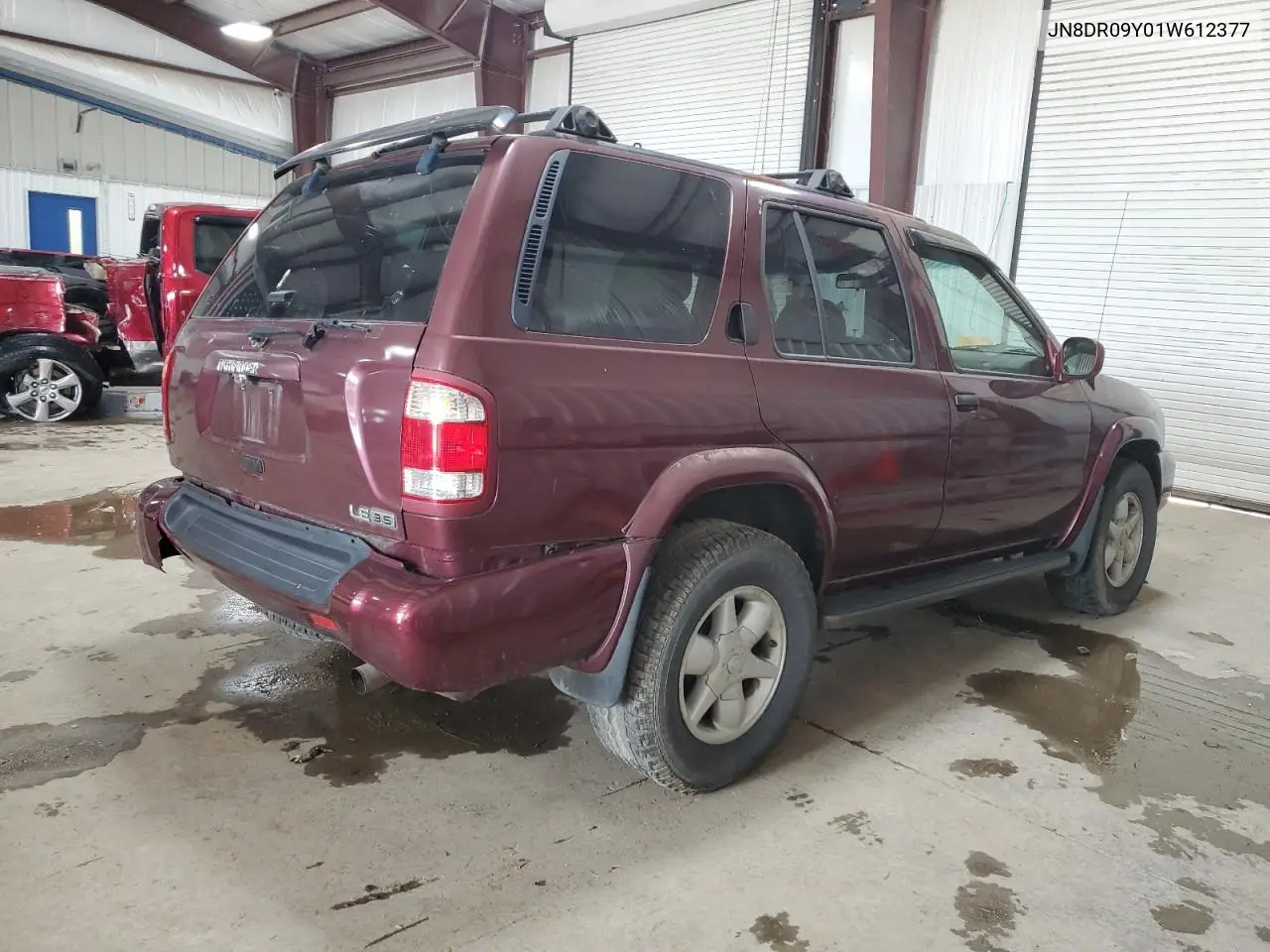 2001 Nissan Pathfinder Le VIN: JN8DR09Y01W612377 Lot: 63008605
