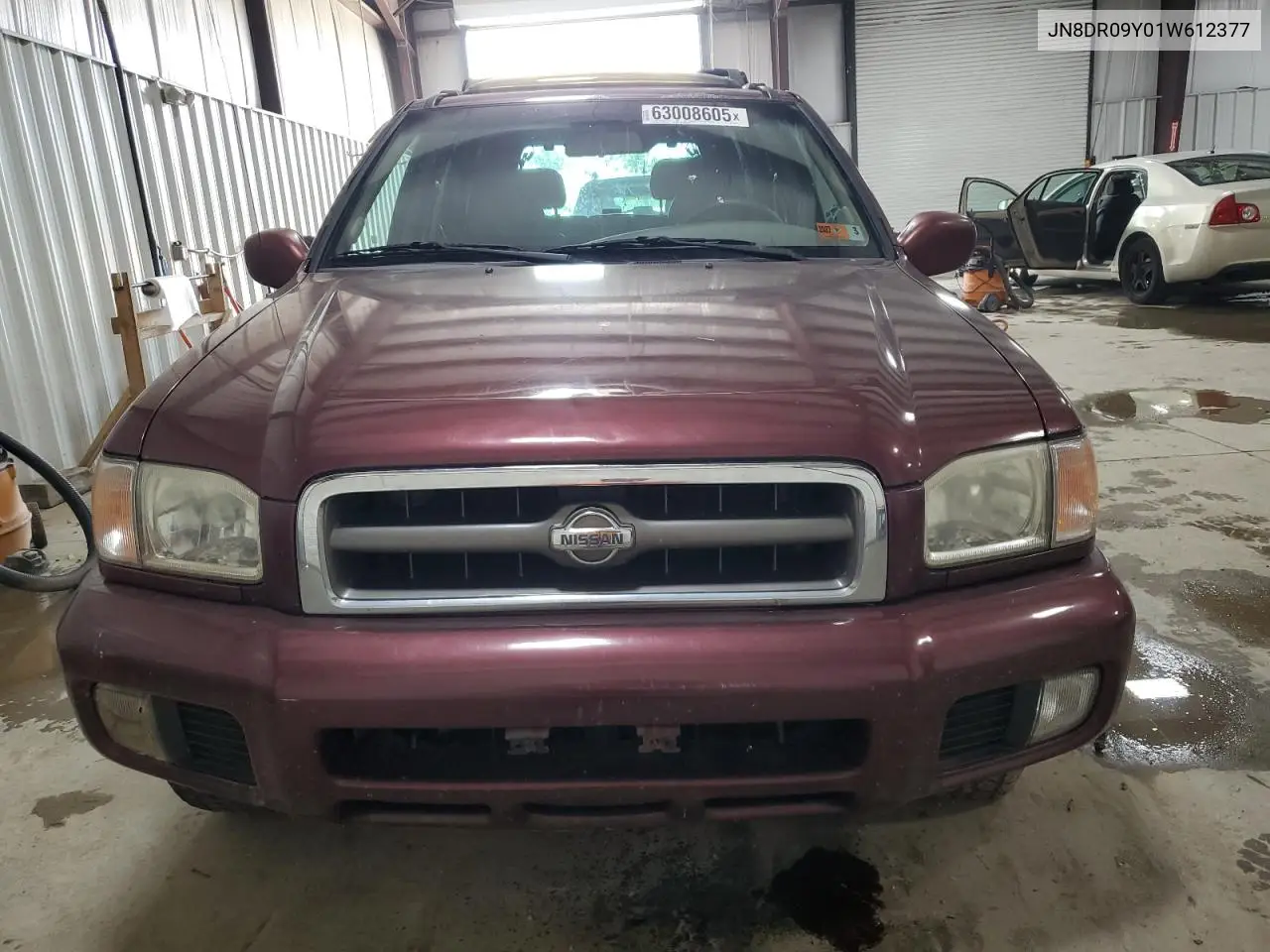 2001 Nissan Pathfinder Le VIN: JN8DR09Y01W612377 Lot: 63008605