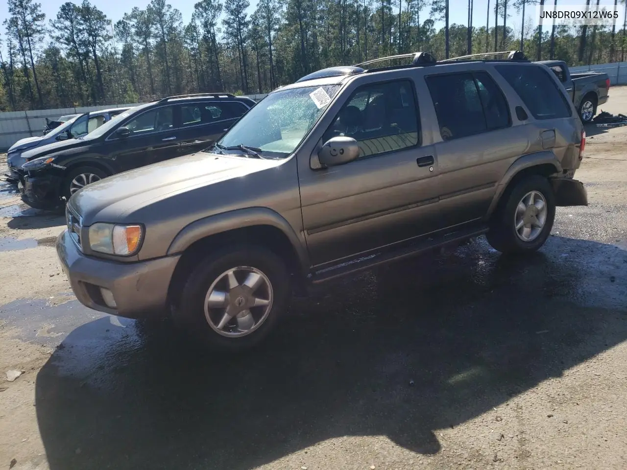 2002 Nissan Pathfinder Le VIN: JN8DR09X12W654372 Lot: 50500045
