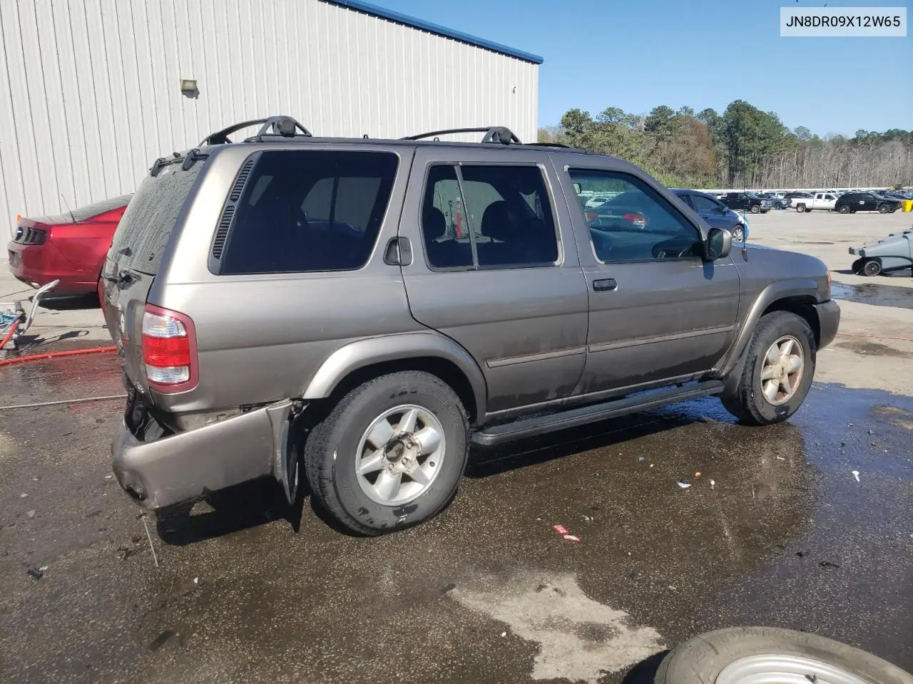 2002 Nissan Pathfinder Le VIN: JN8DR09X12W654372 Lot: 50500045