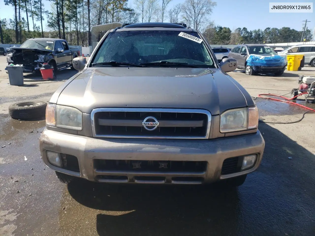 2002 Nissan Pathfinder Le VIN: JN8DR09X12W654372 Lot: 50500045