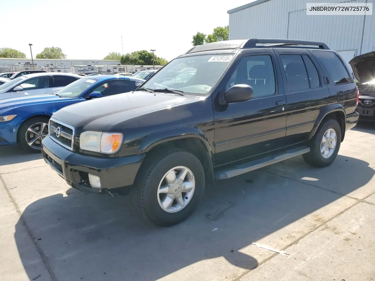 2002 Nissan Pathfinder Le VIN: JN8DR09Y72W725776 Lot: 52129135