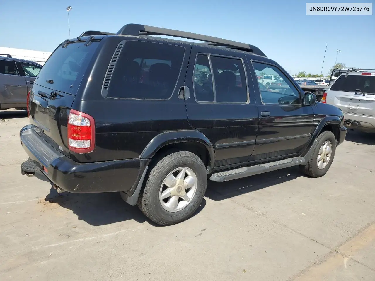 2002 Nissan Pathfinder Le VIN: JN8DR09Y72W725776 Lot: 52129135