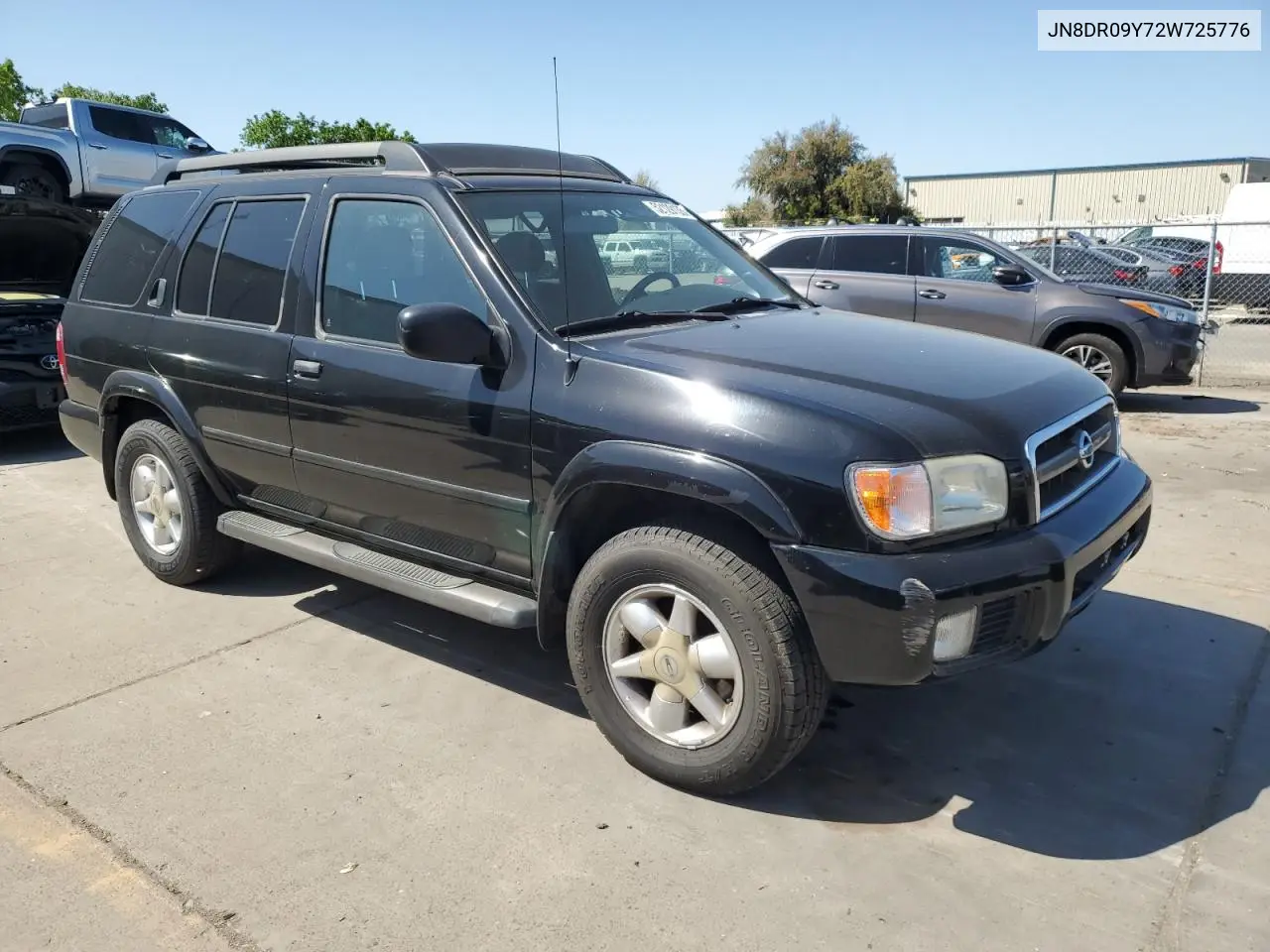 2002 Nissan Pathfinder Le VIN: JN8DR09Y72W725776 Lot: 52129135