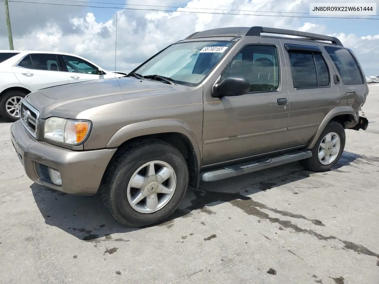 2002 Nissan Pathfinder Le VIN: JN8DR09X22W661444 Lot: 58790165