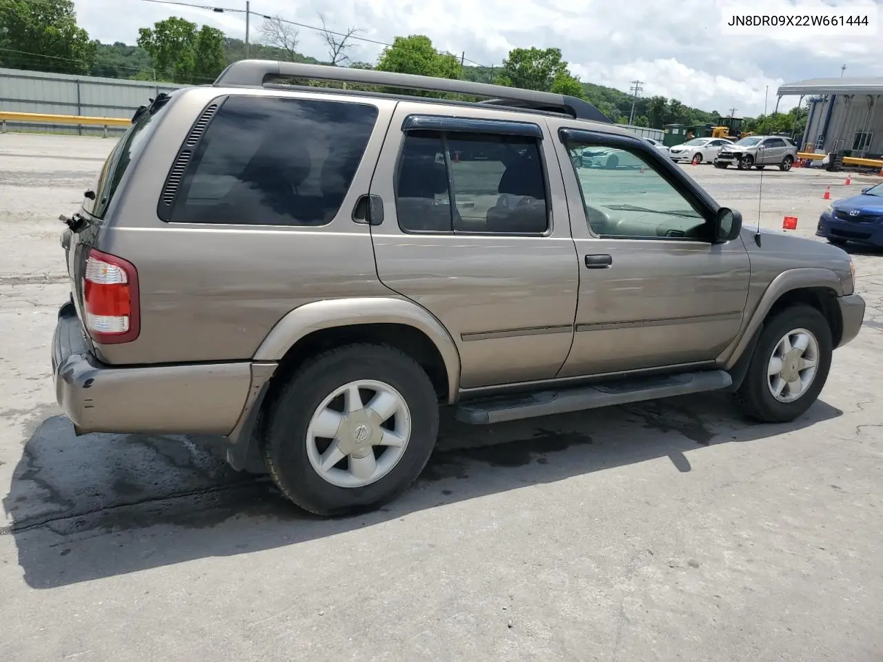 2002 Nissan Pathfinder Le VIN: JN8DR09X22W661444 Lot: 58790165