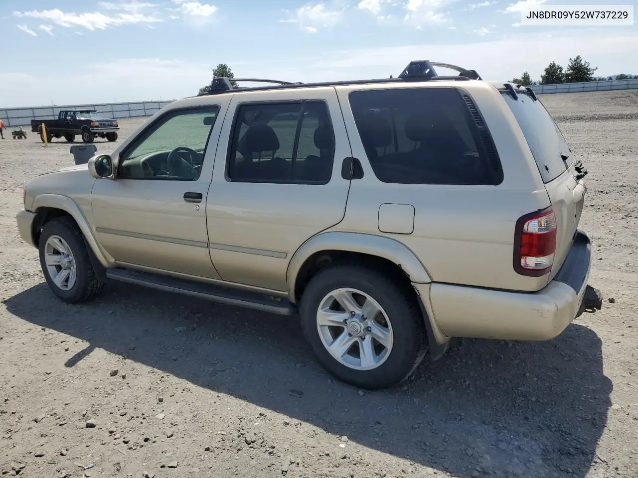 2002 Nissan Pathfinder Le VIN: JN8DR09Y52W737229 Lot: 63286315