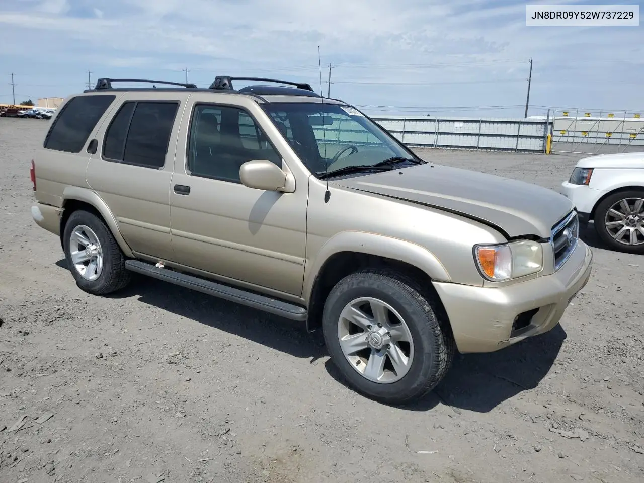2002 Nissan Pathfinder Le VIN: JN8DR09Y52W737229 Lot: 63286315