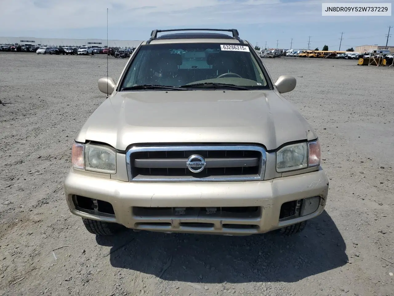 2002 Nissan Pathfinder Le VIN: JN8DR09Y52W737229 Lot: 63286315
