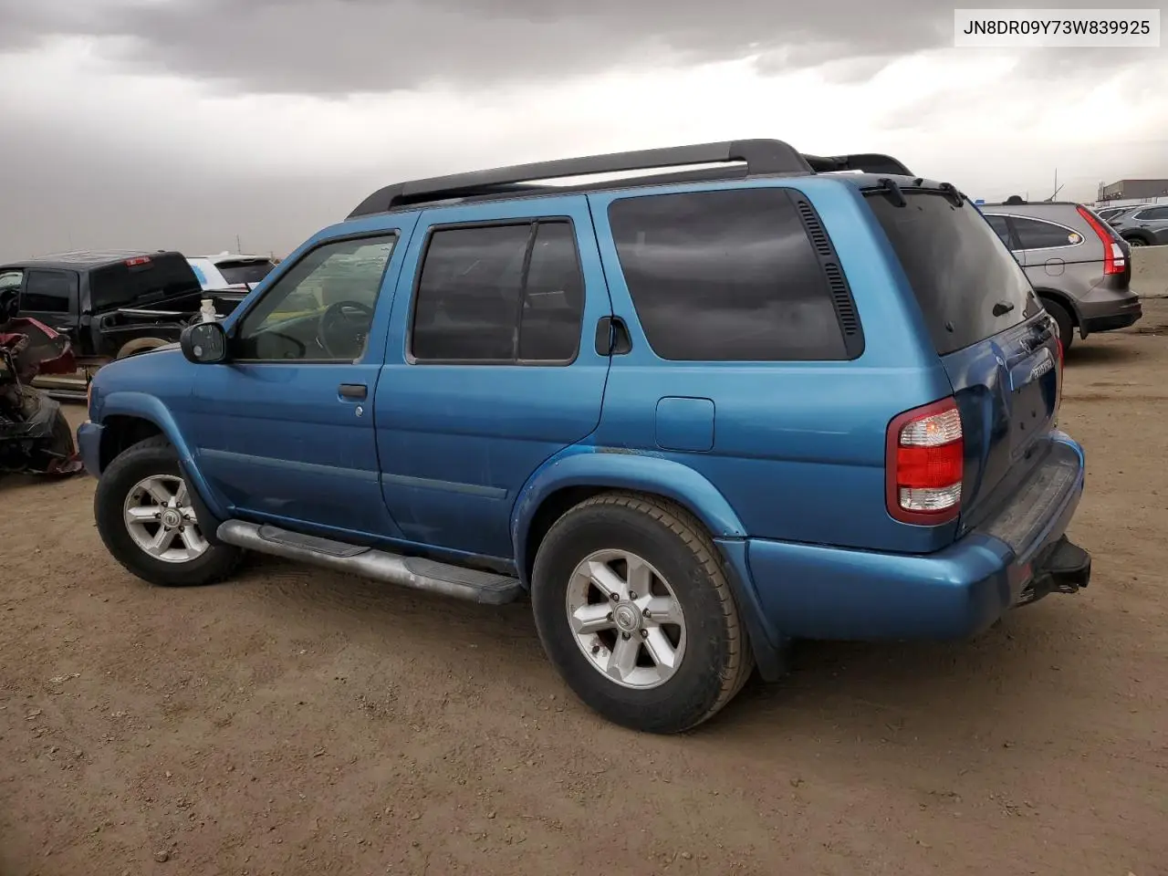 2003 Nissan Pathfinder Le VIN: JN8DR09Y73W839925 Lot: 46732435