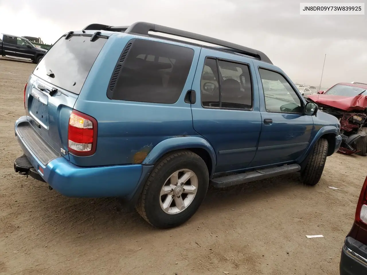 2003 Nissan Pathfinder Le VIN: JN8DR09Y73W839925 Lot: 46732435