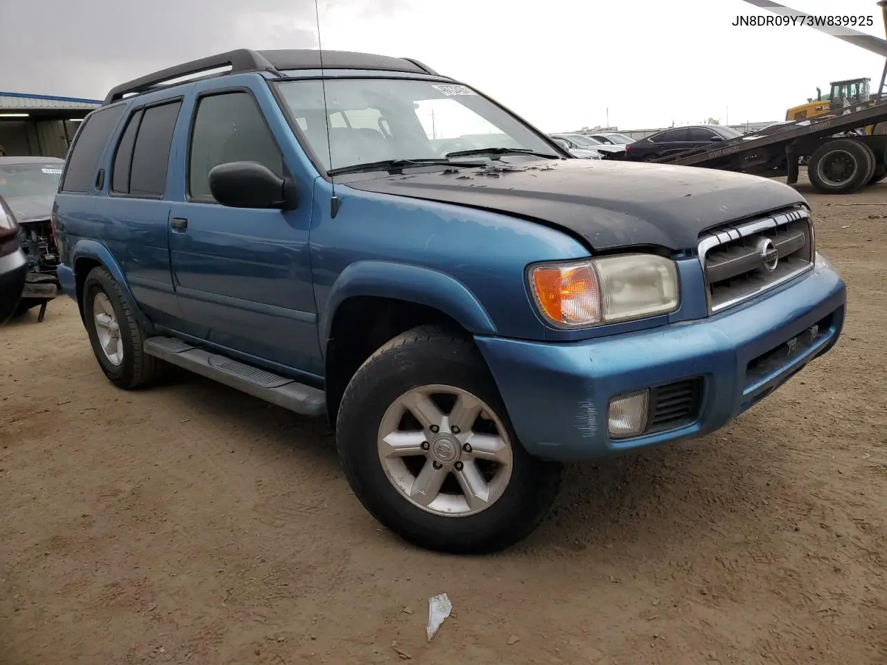 2003 Nissan Pathfinder Le VIN: JN8DR09Y73W839925 Lot: 46732435