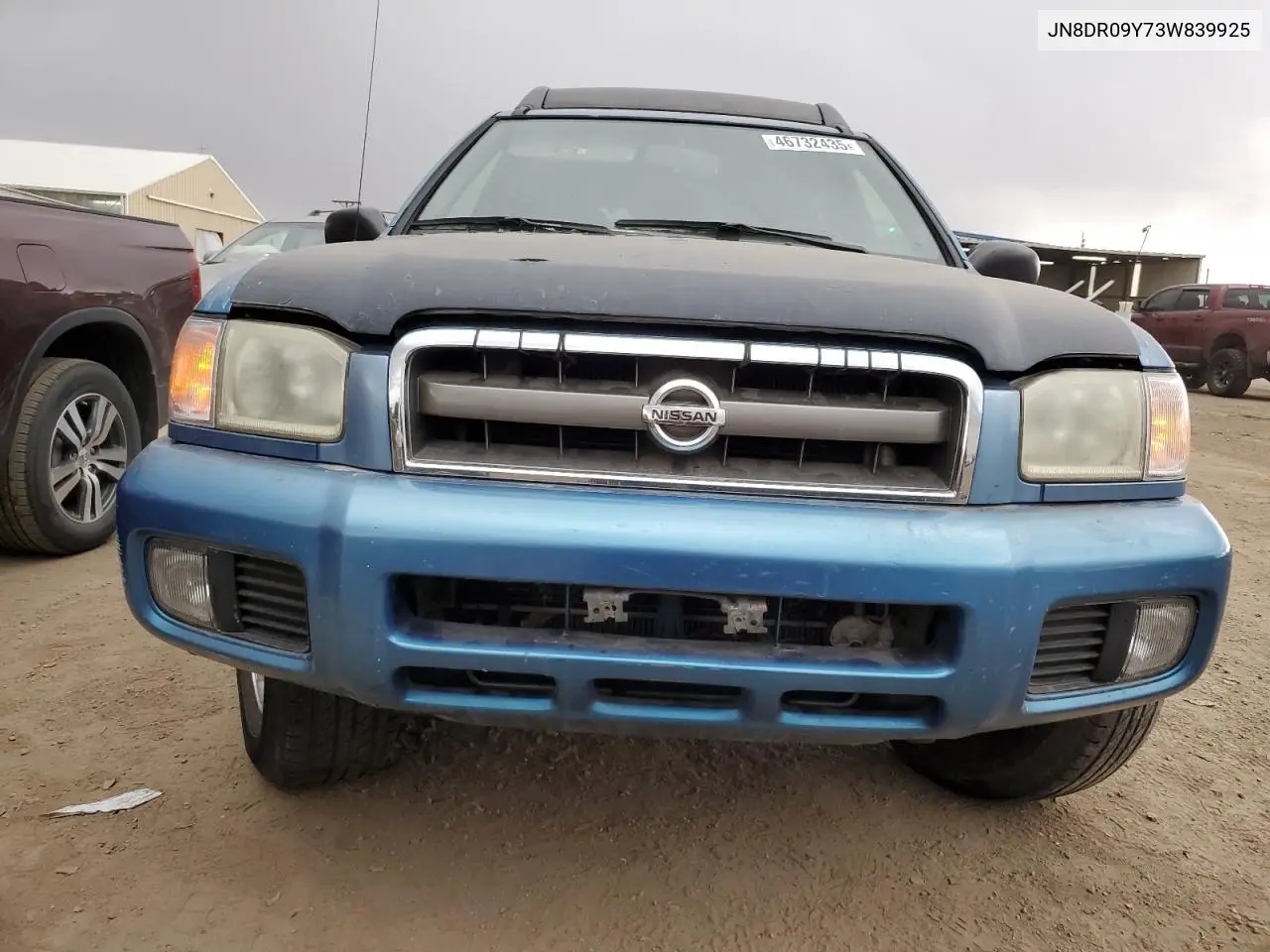2003 Nissan Pathfinder Le VIN: JN8DR09Y73W839925 Lot: 46732435