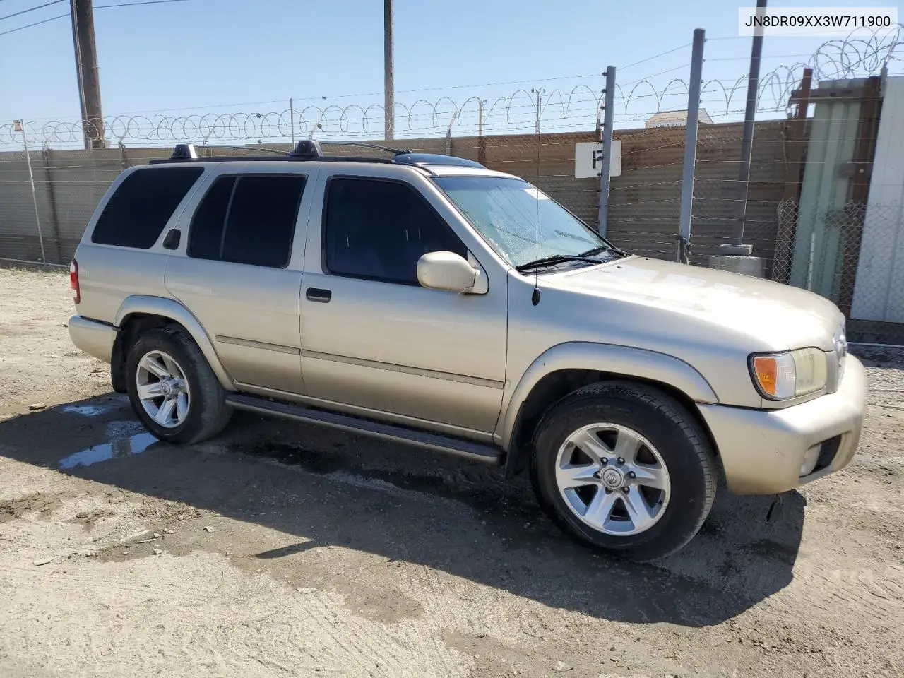 2003 Nissan Pathfinder Le VIN: JN8DR09XX3W711900 Lot: 56075895