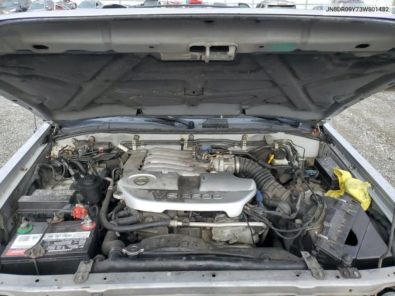 2003 Nissan Pathfinder Le VIN: JN8DR09Y73W801482 Lot: 56216005