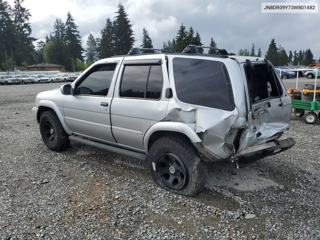 2003 Nissan Pathfinder Le VIN: JN8DR09Y73W801482 Lot: 56216005