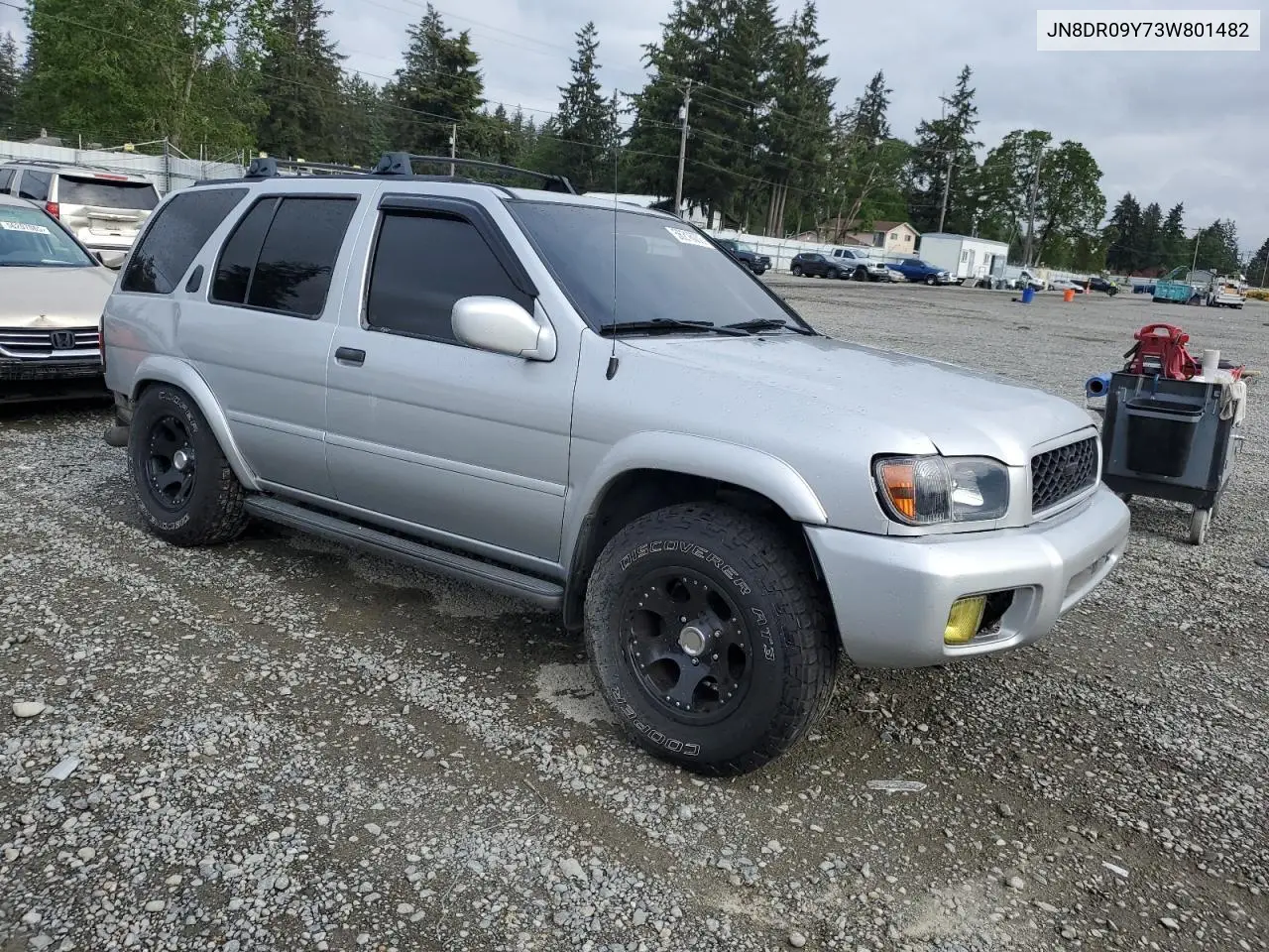 2003 Nissan Pathfinder Le VIN: JN8DR09Y73W801482 Lot: 56216005