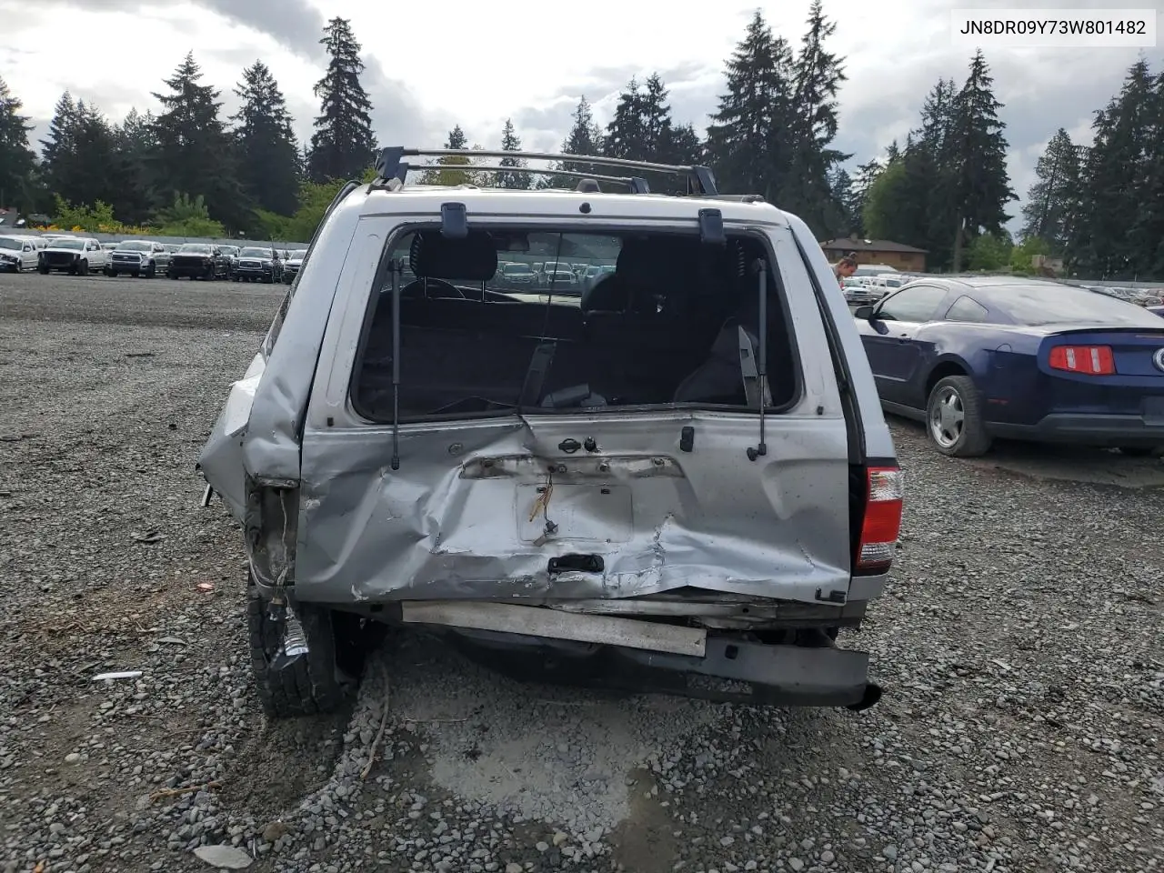 2003 Nissan Pathfinder Le VIN: JN8DR09Y73W801482 Lot: 56216005