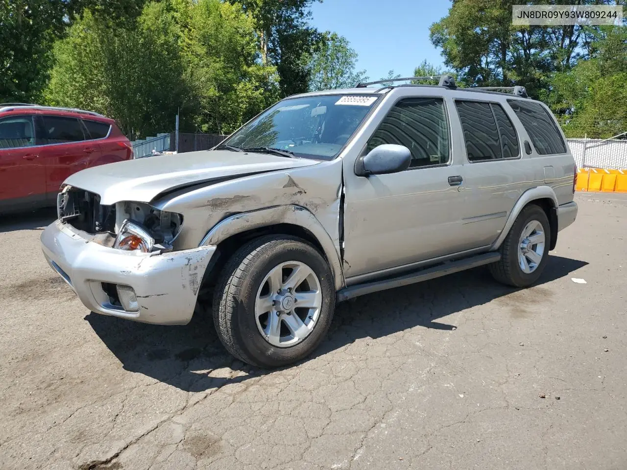 2003 Nissan Pathfinder Le VIN: JN8DR09Y93W809244 Lot: 65850995