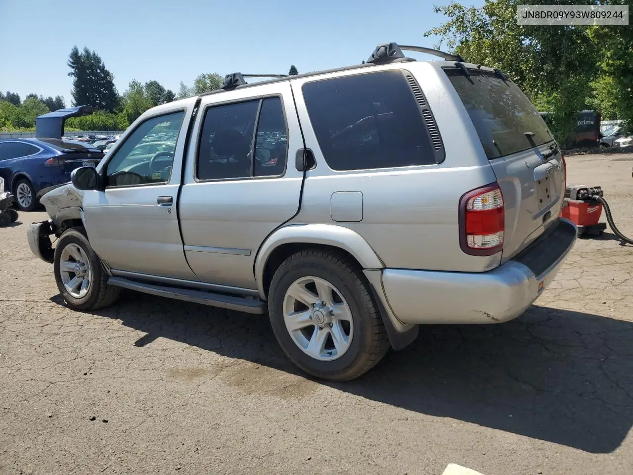 2003 Nissan Pathfinder Le VIN: JN8DR09Y93W809244 Lot: 65850995