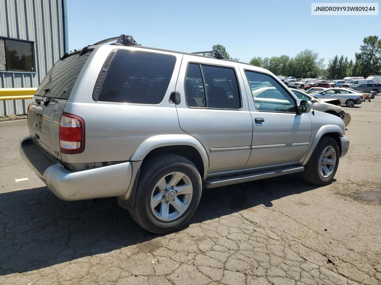 2003 Nissan Pathfinder Le VIN: JN8DR09Y93W809244 Lot: 65850995