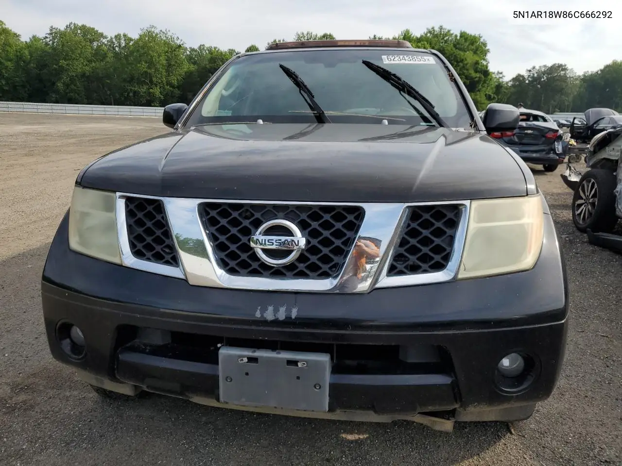 2006 Nissan Pathfinder Le VIN: 5N1AR18W86C666292 Lot: 62343855