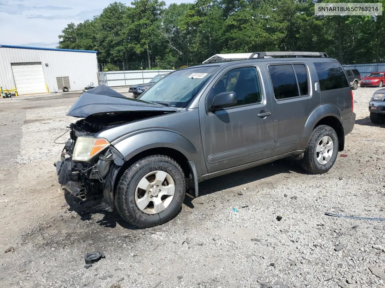 2005 Nissan Pathfinder Le VIN: 5N1AR18U65C763214 Lot: 63013485