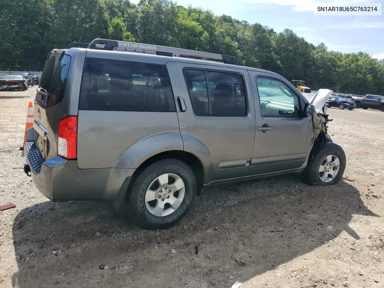 2005 Nissan Pathfinder Le VIN: 5N1AR18U65C763214 Lot: 63013485
