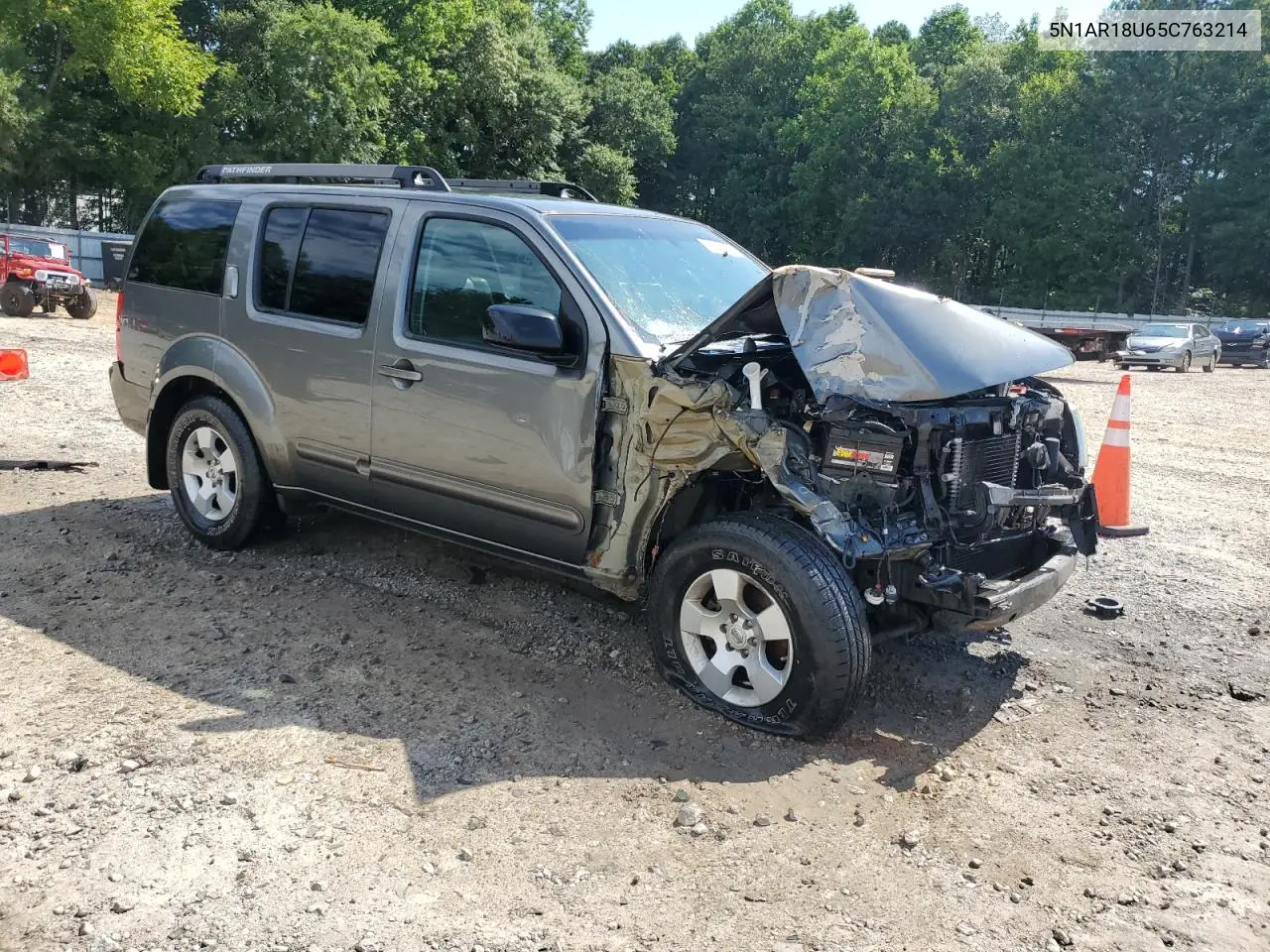 2005 Nissan Pathfinder Le VIN: 5N1AR18U65C763214 Lot: 63013485