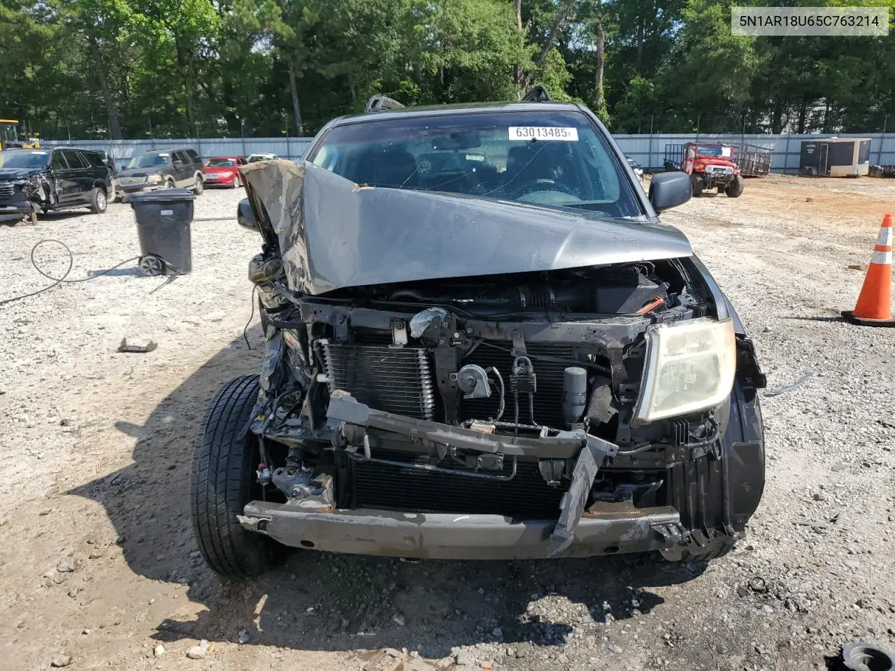 2005 Nissan Pathfinder Le VIN: 5N1AR18U65C763214 Lot: 63013485