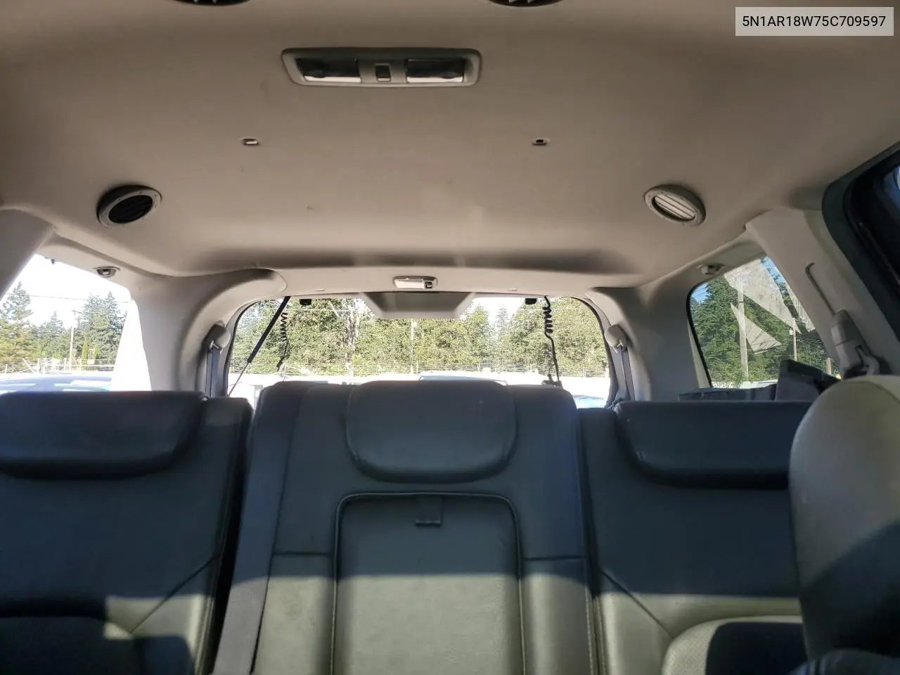 2005 Nissan Pathfinder Le VIN: 5N1AR18W75C709597 Lot: 63061585