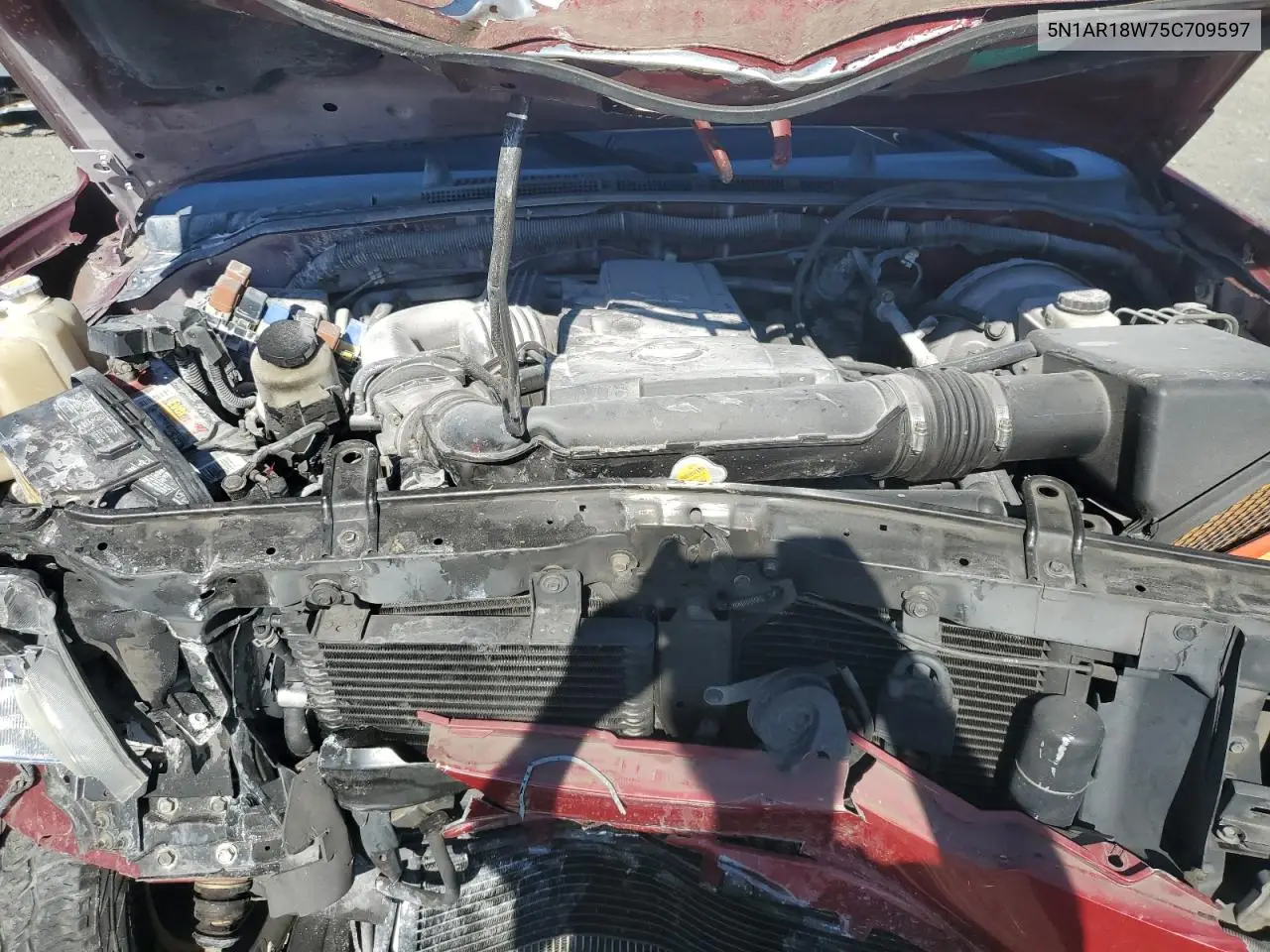 2005 Nissan Pathfinder Le VIN: 5N1AR18W75C709597 Lot: 63061585