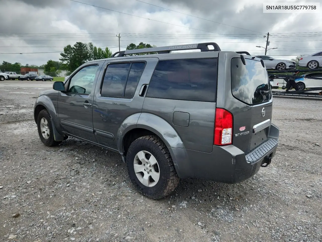 2005 Nissan Pathfinder Le VIN: 5N1AR18U55C779758 Lot: 63161935