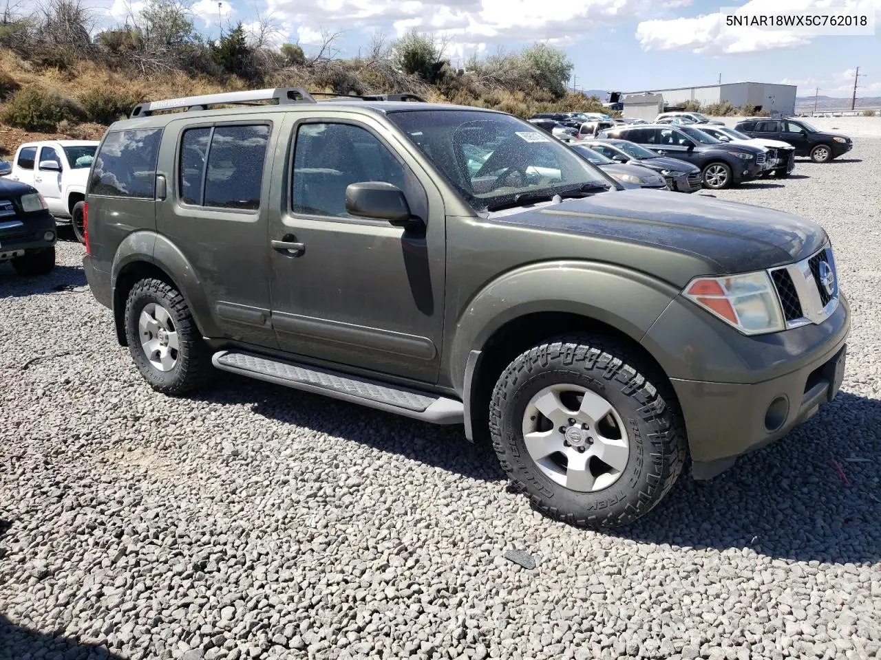 2005 Nissan Pathfinder Le VIN: 5N1AR18WX5C762018 Lot: 65953175