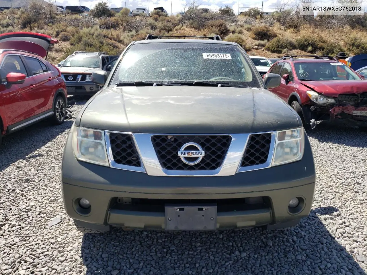 2005 Nissan Pathfinder Le VIN: 5N1AR18WX5C762018 Lot: 65953175