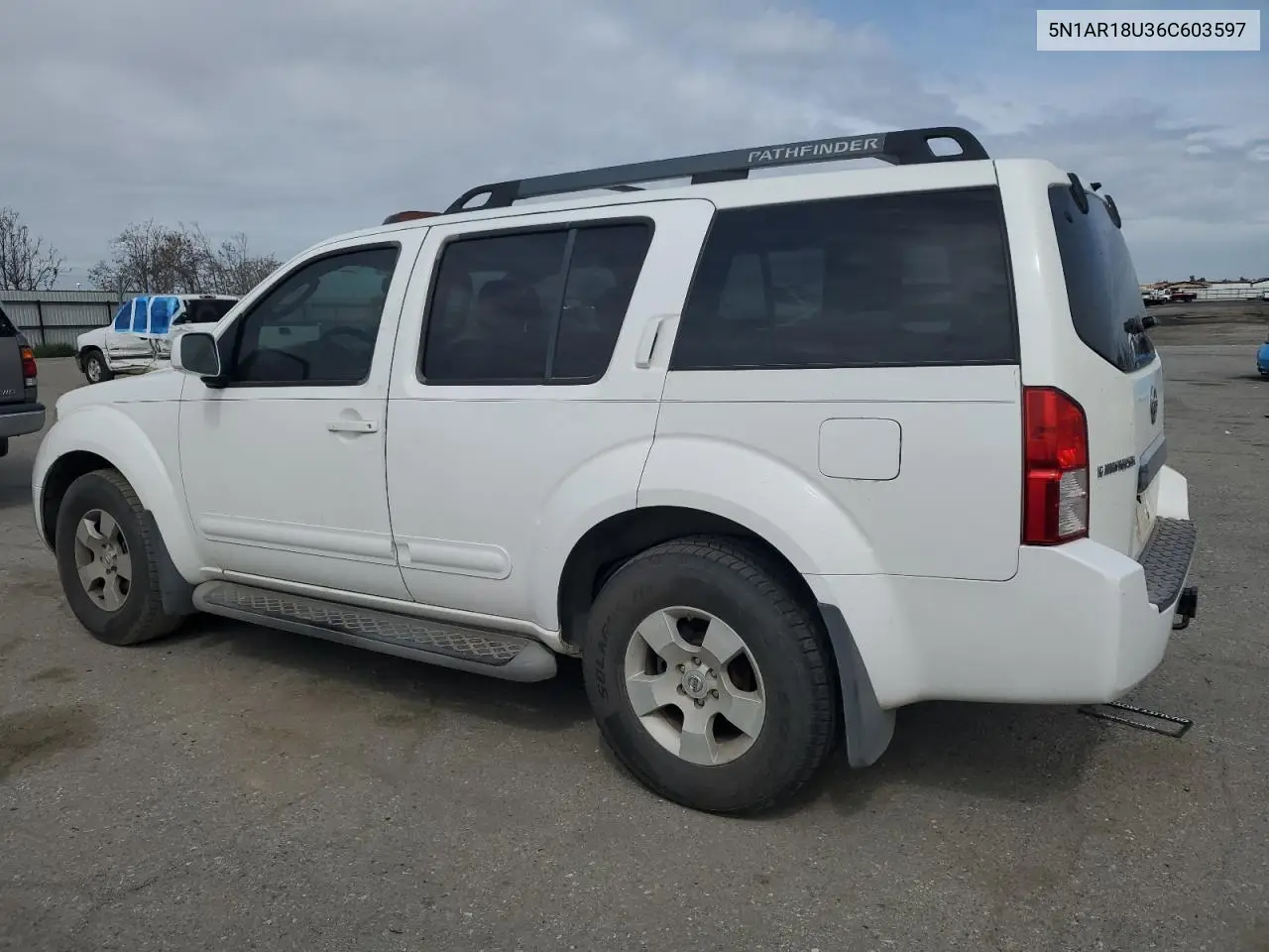 2006 Nissan Pathfinder Le VIN: 5N1AR18U36C603597 Lot: 48359265