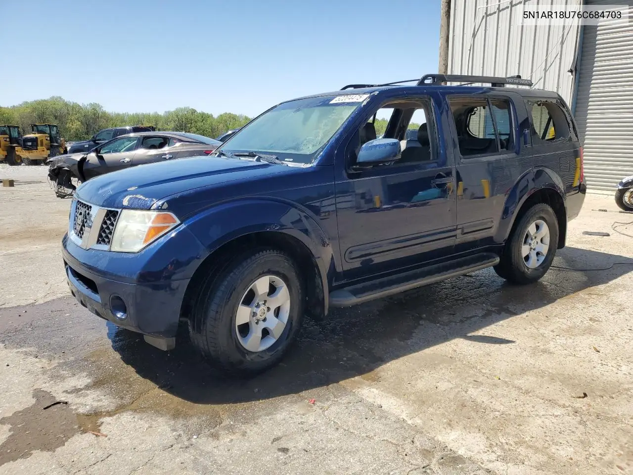 2006 Nissan Pathfinder Le VIN: 5N1AR18U76C684703 Lot: 52204475