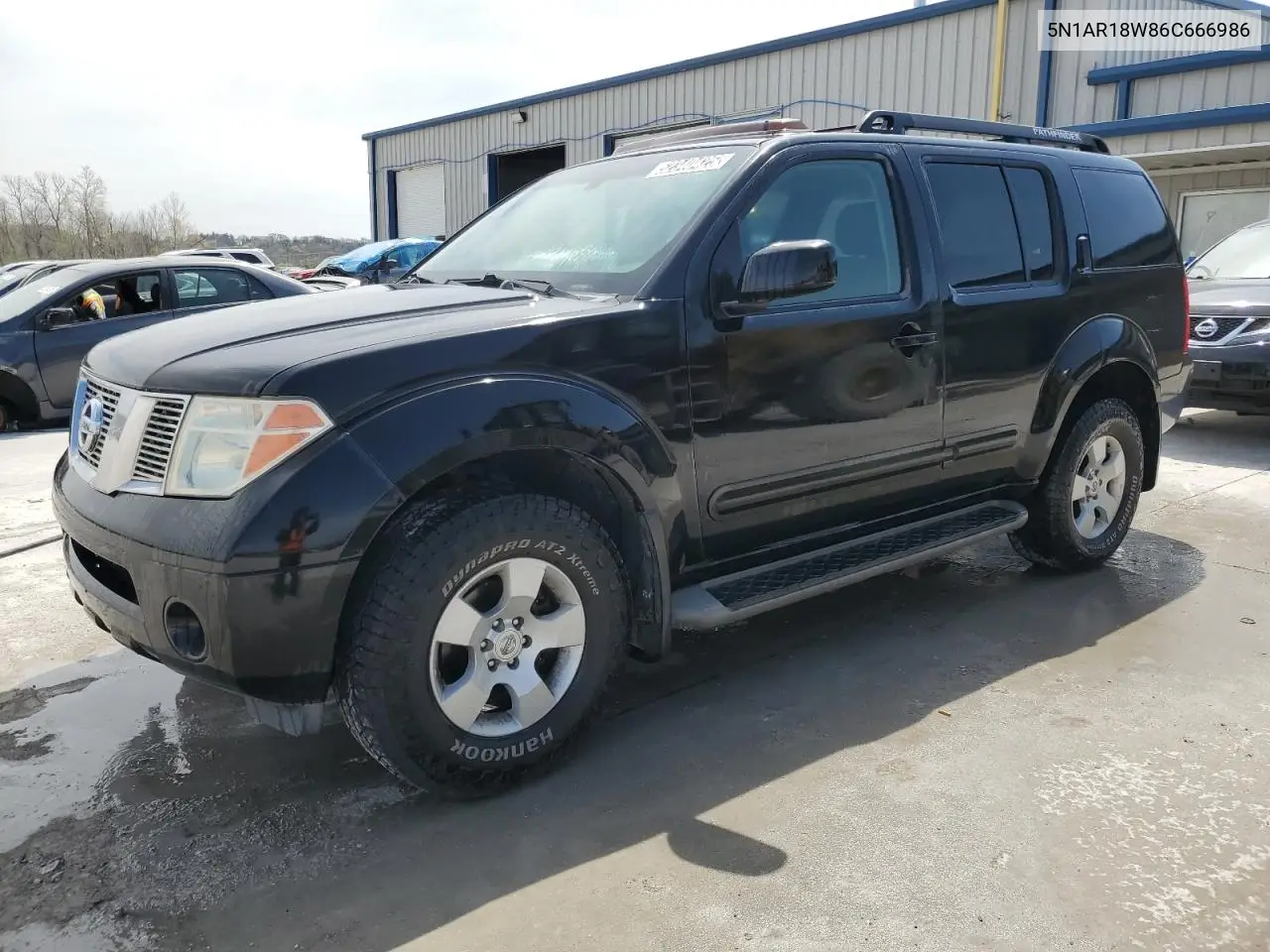 2006 Nissan Pathfinder Le VIN: 5N1AR18W86C666986 Lot: 52340425