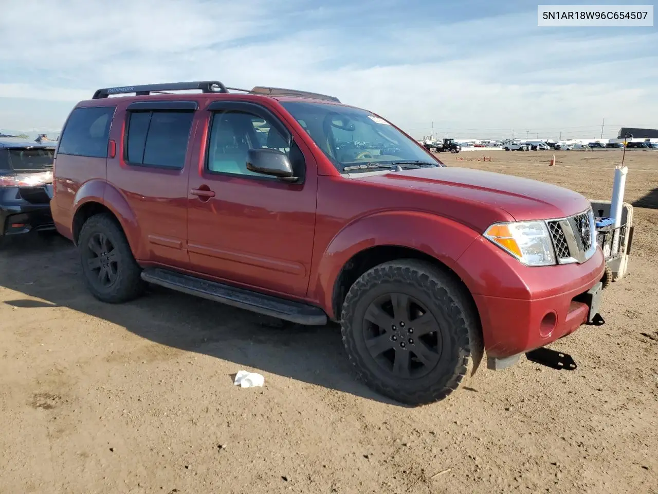 2006 Nissan Pathfinder Le VIN: 5N1AR18W96C654507 Lot: 56379285