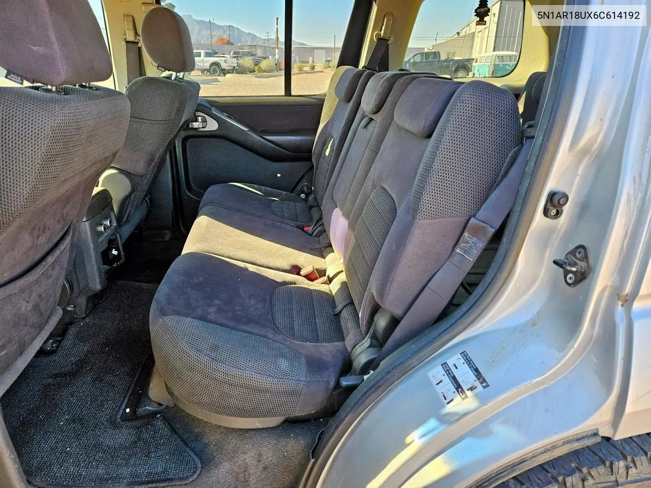 2006 Nissan Pathfinder Le VIN: 5N1AR18UX6C614192 Lot: 57297825