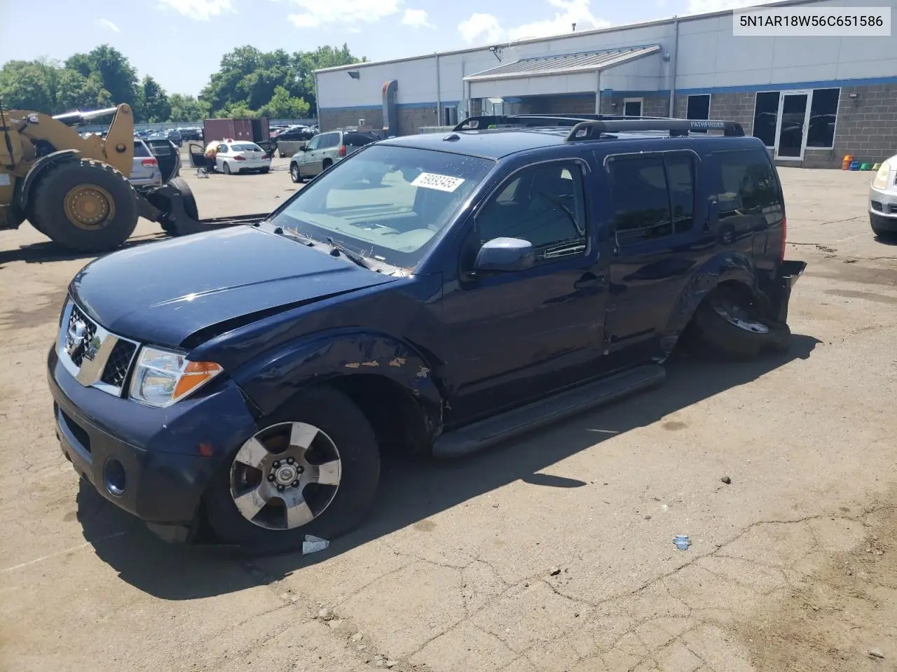 2006 Nissan Pathfinder Le VIN: 5N1AR18W56C651586 Lot: 59893455