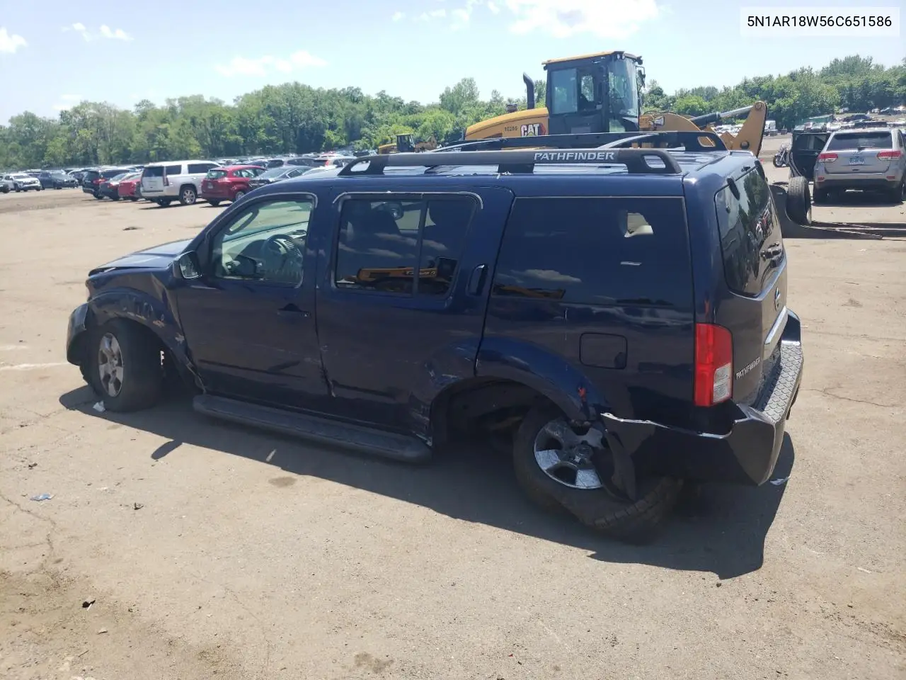 2006 Nissan Pathfinder Le VIN: 5N1AR18W56C651586 Lot: 59893455