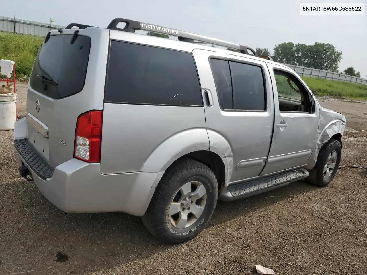 2006 Nissan Pathfinder Le VIN: 5N1AR18W66C638622 Lot: 61448055